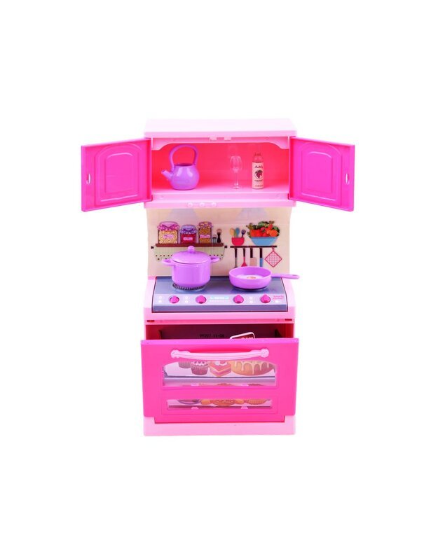 Anlily lėlė - Namų šeimininkė virtuvėje + priedai