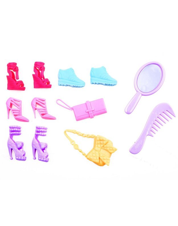 Anlily lėlytės rinkinys su drabužiais ir aksesuarais