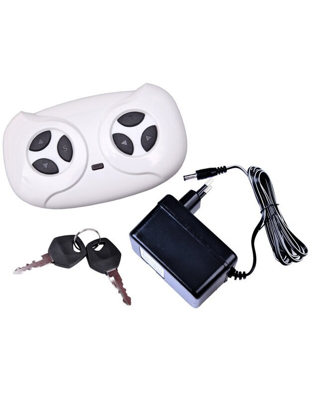 BMW elektromobilis + automobilio rakteliai + nuotolinio valdymo pultelis - juodas