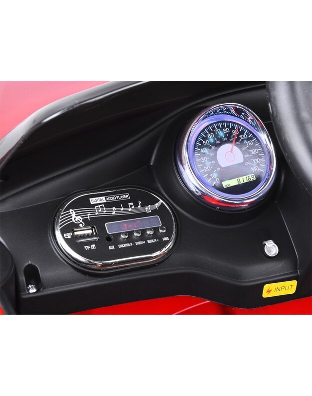 BMW elektromobilis + automobilio rakteliai + nuotolinio valdymo pultelis - baltas