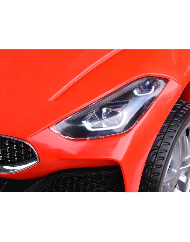 Elektromobilis kabrioletas - oranžinis