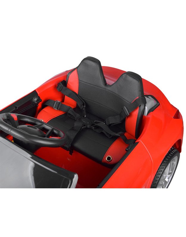 Elektromobilis kabrioletas - oranžinis