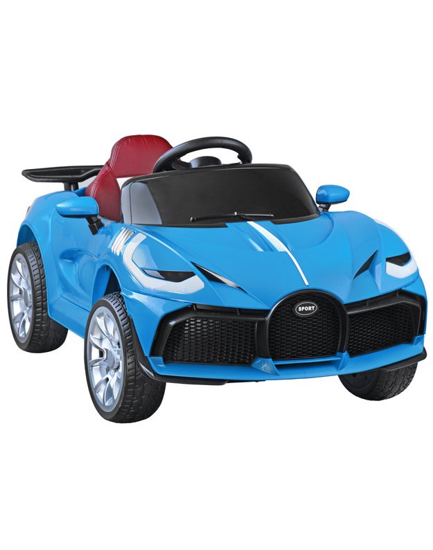 Kabrioletas su siūbavimo funkcija + nuotolinis valdymo pultas - mėlynas