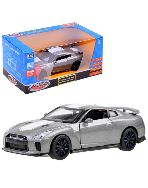 Auto Nissan GT-R 1:32 metalinis automobilis