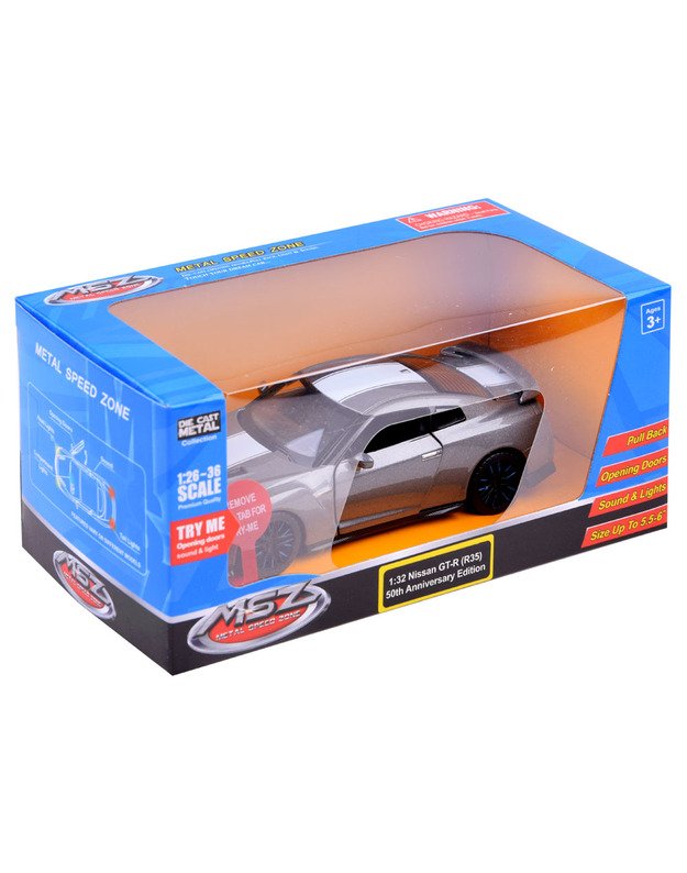 Auto Nissan GT-R 1:32 metalinis automobilis