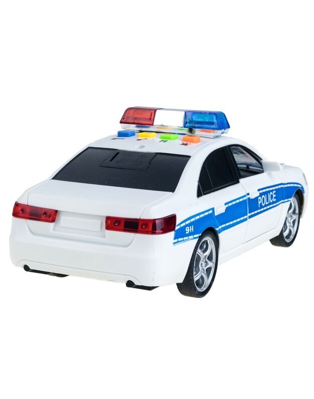 Policijos automobilis su garso ir šviesos efektais