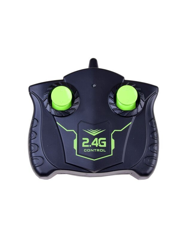 Radijo bangomis valdomas akrobatinis automobilis - žalias