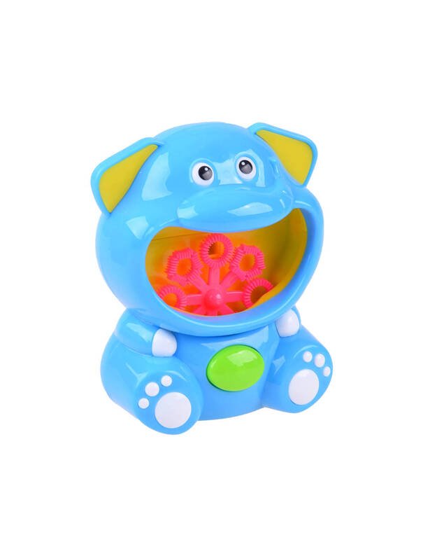 Automatic soap bubble machine blue elephant ZA4149