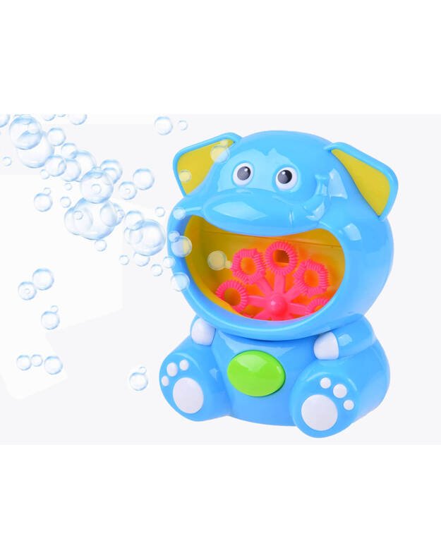 Automatic soap bubble machine blue elephant ZA4149