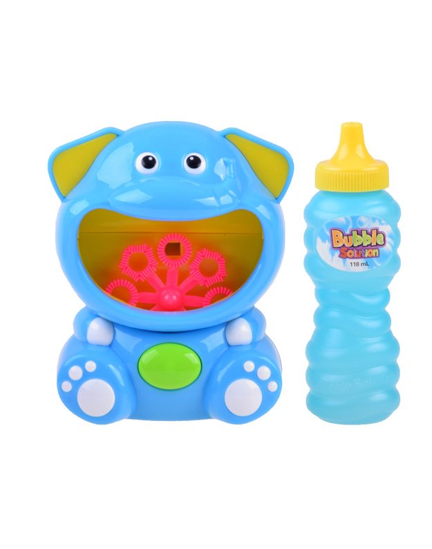 Automatic soap bubble machine blue elephant ZA4149