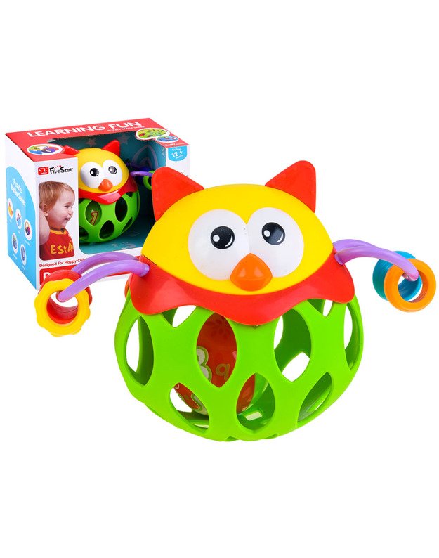 Barškutis kūdikiui - Pelėda