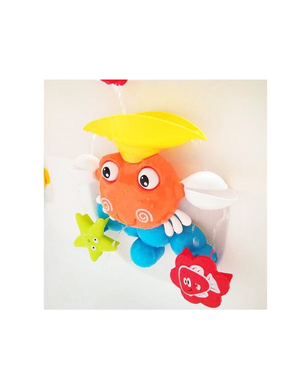 Spalvingas krabas - vonios žaislas