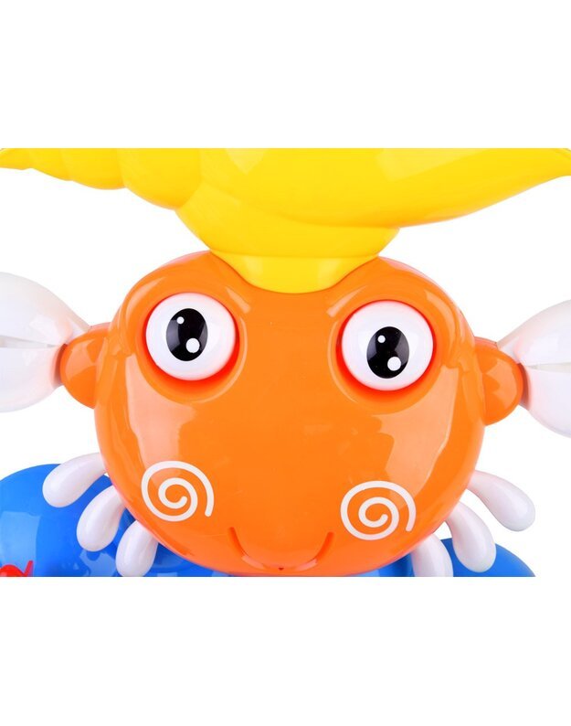 Spalvingas krabas - vonios žaislas