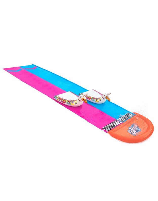 Bestway dviguba čiuožykla 488cm su pripučiamomis lamomis 