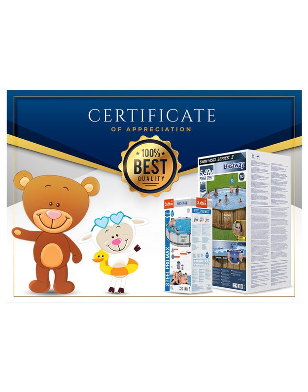 Bestway FRAME baseinas 549x122 cm 