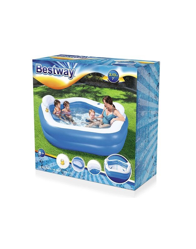 Bestway pripučiamas baseinas 213x206x69cm