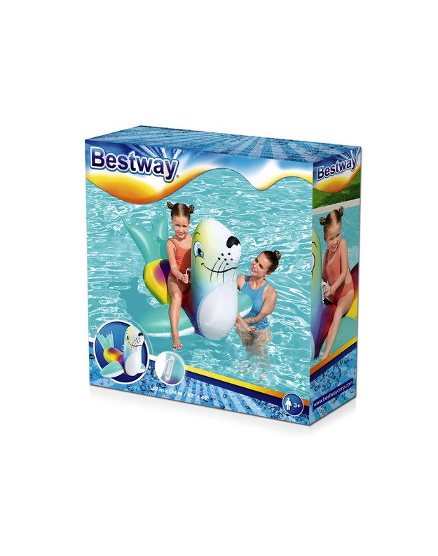 Bestway pripučiamas ruoniukas plaukimui 157x114cm 
