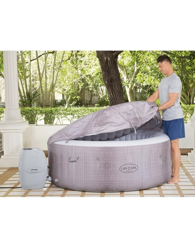 Pripučiamas sūkurinis baseinas 2-4 asmenims Bestway Lay-Z-Spa CANCUN 