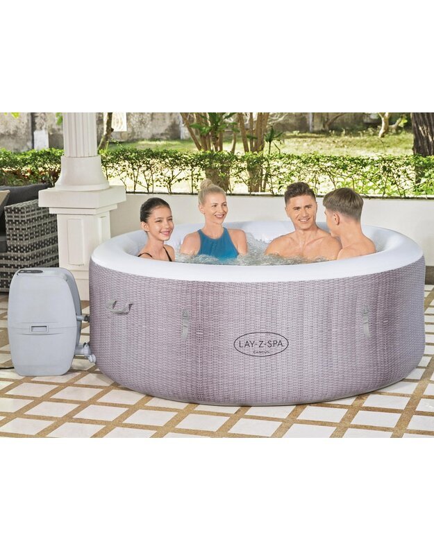 Pripučiamas sūkurinis baseinas 2-4 asmenims Bestway Lay-Z-Spa CANCUN 