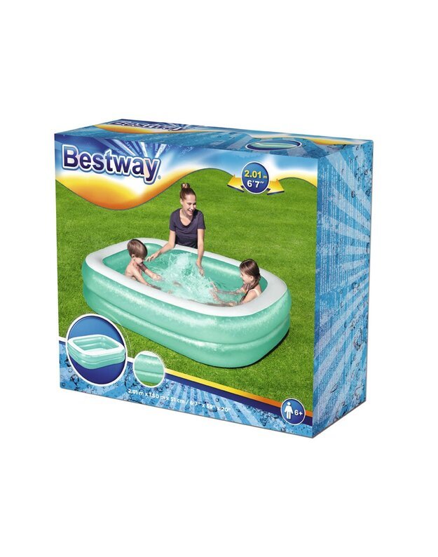 Bestway didelis pripučiamas baseinas 201x150x51cm 