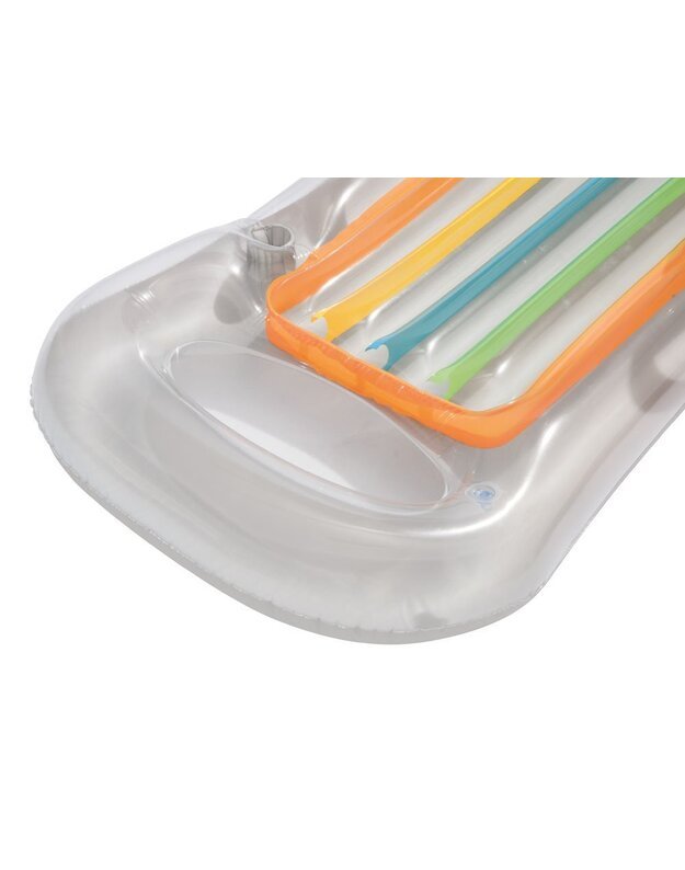 Bestway čiužinys su pripučiamu atlošu - sidabrinis