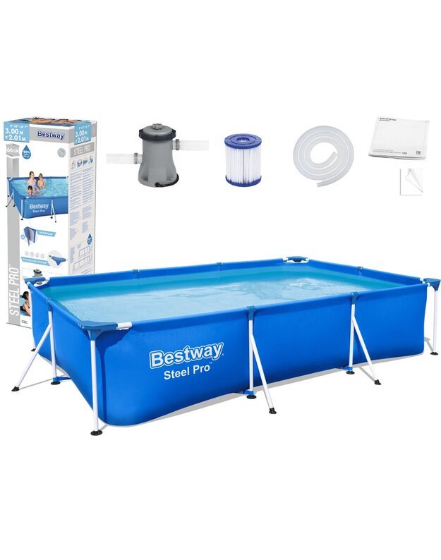 Bestway karkasinis baseinas 3,300 l, 300x201x66 cm 