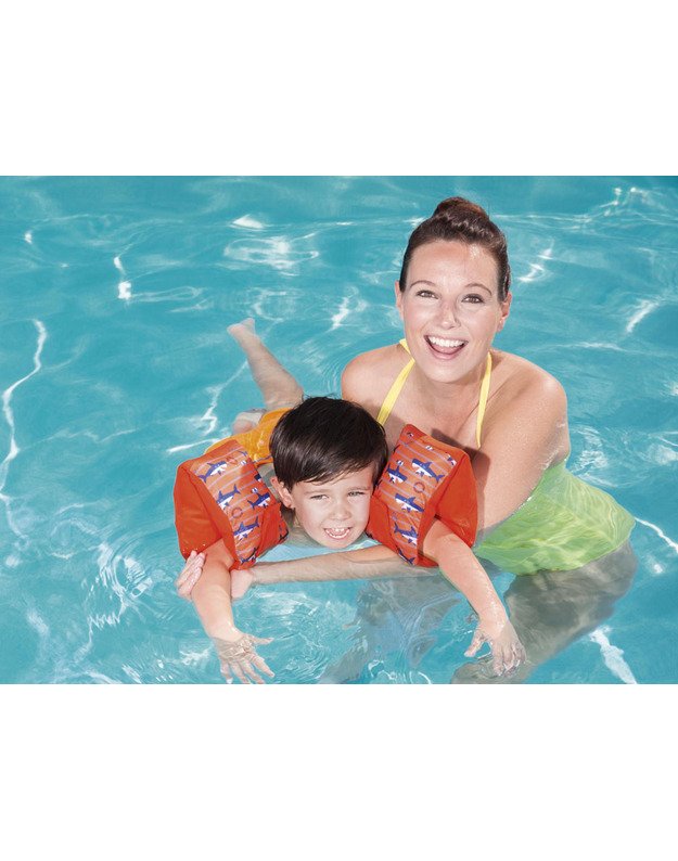 Bestway plaukimo rankovės  S / M dydžio - oranžinės