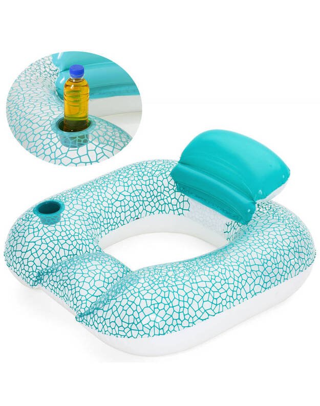 Bestway plaukimo fotelis su atlošu 102x94cm