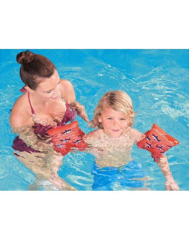 Bestway plaukimo rankovės M / L dydžio - oranžinės