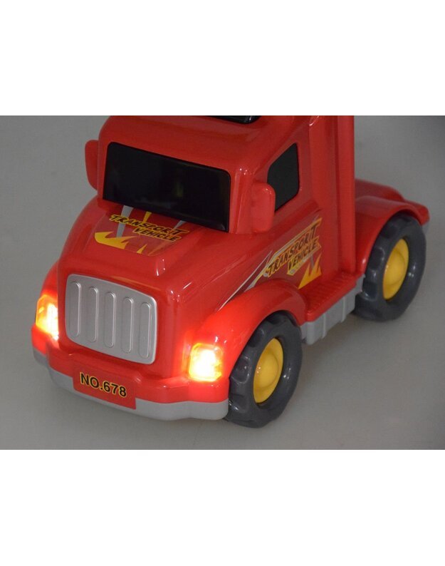 Lėktuvų vilkikas su garso iįr šviesos efektais