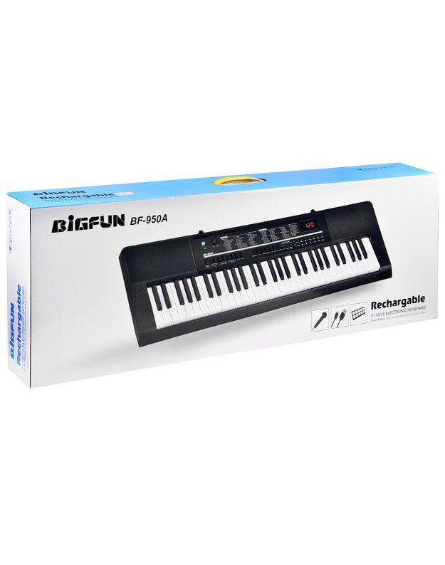 Vaikiškas pianinas su 61 klavišu + mikrofonas