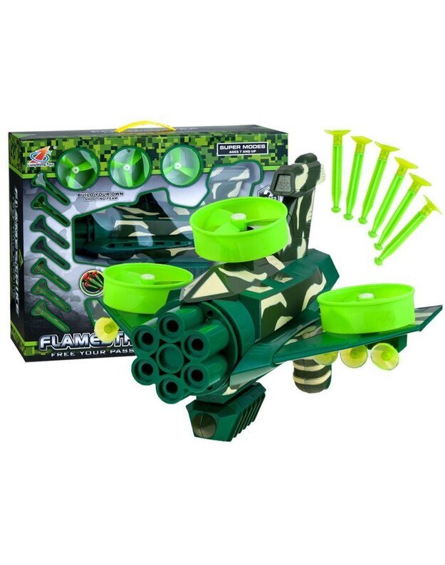 Blaster ginklas + skraidantys apskritimai