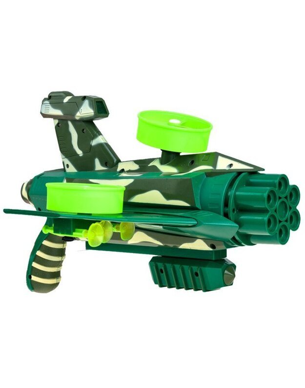 Blaster ginklas + skraidantys apskritimai