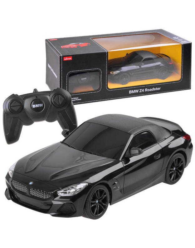 BMW Z4 1:18 vairuojamas automobilis su RASTAR nuotolinio valdymo pultu - juodas