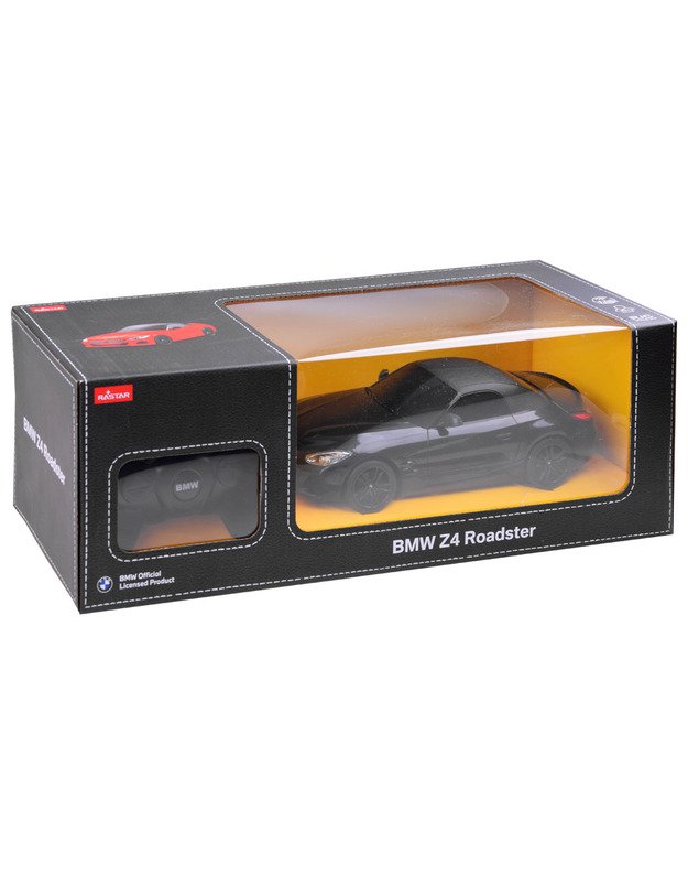 BMW Z4 1:18 vairuojamas automobilis su RASTAR nuotolinio valdymo pultu - juodas