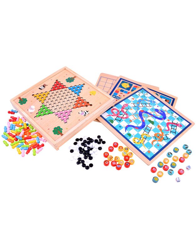 Stalo žaidimų rinkinys 7in1