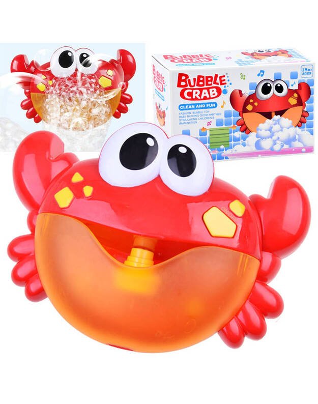 Bubble cheerful crab bath toy ZA2687