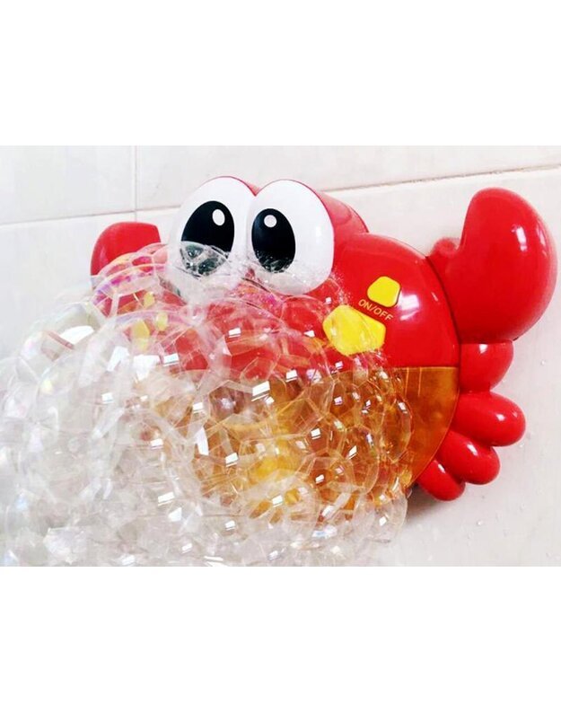Bubble cheerful crab bath toy ZA2687