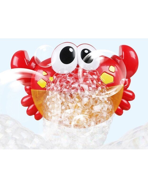 Bubble cheerful crab bath toy ZA2687