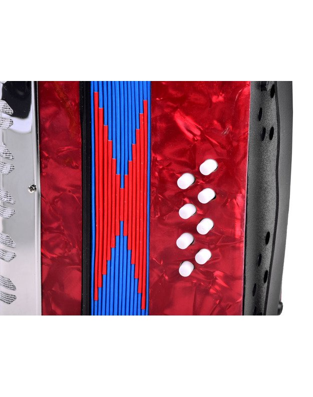 Vaikiškas akordeonas - raudonas