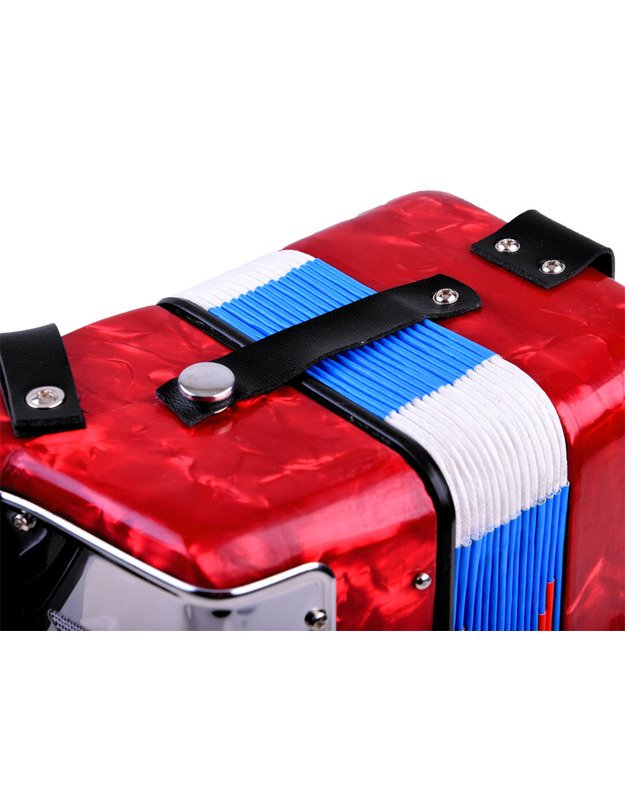 Vaikiškas akordeonas - raudonas