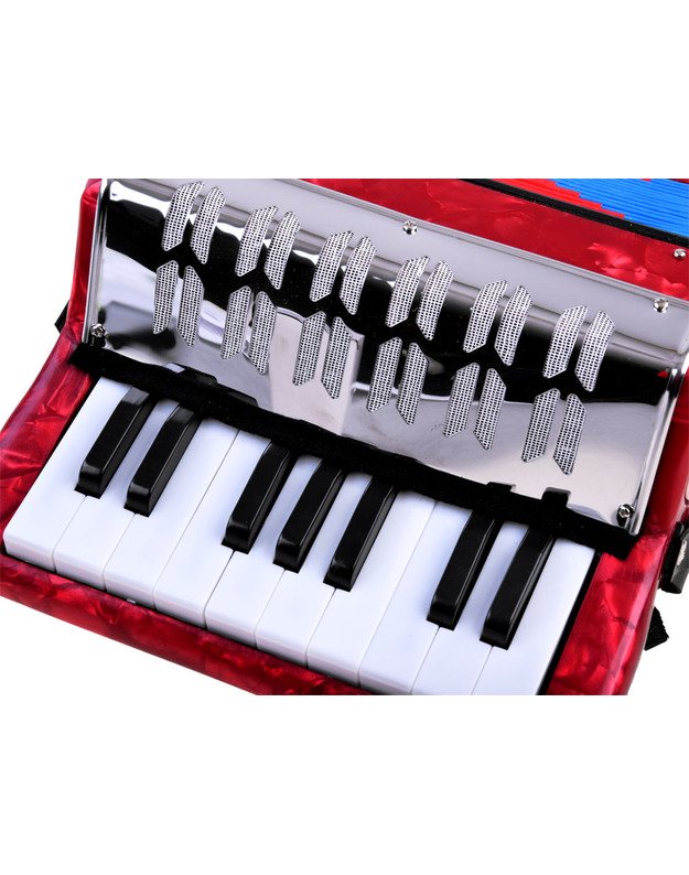 Vaikiškas akordeonas - raudonas