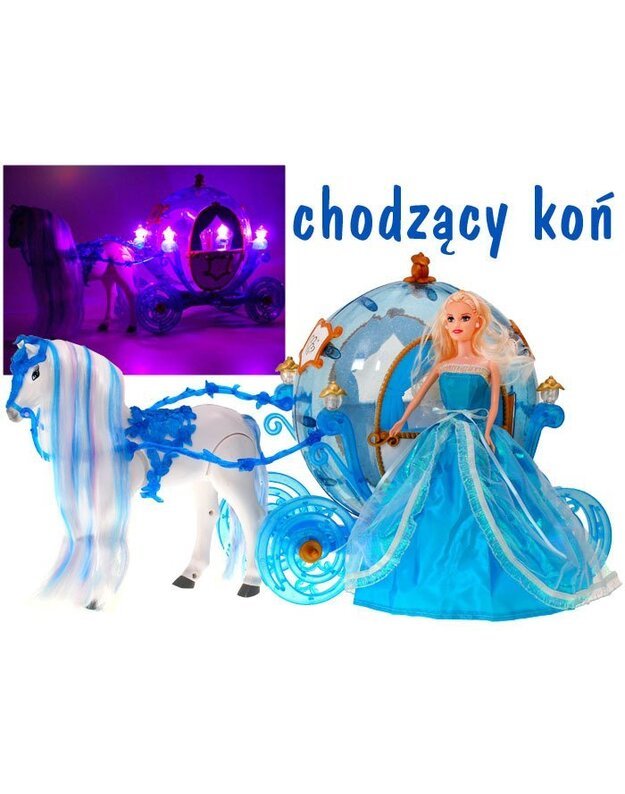 Pelenė + karieta ir arkliukas