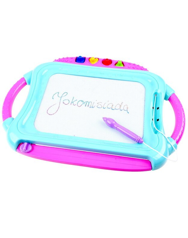 Piešimo lenta su rašikliu + antspaudai - rožinė