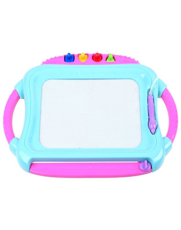 Piešimo lenta su rašikliu + antspaudai - rožinė