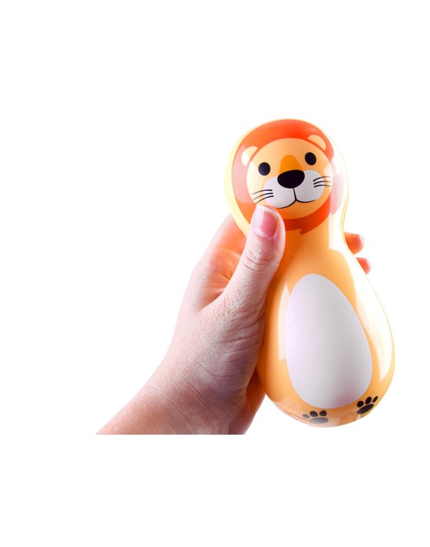 Boulingo kėgliai su gyvūnų grafika + kamuolys