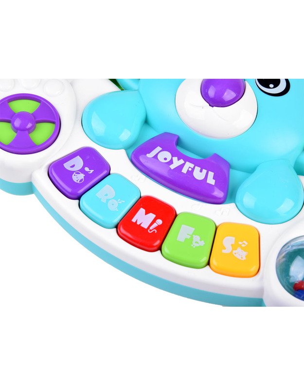  Spalvingas pianinas - koala su garso ir šviesos efektais - mėlynas