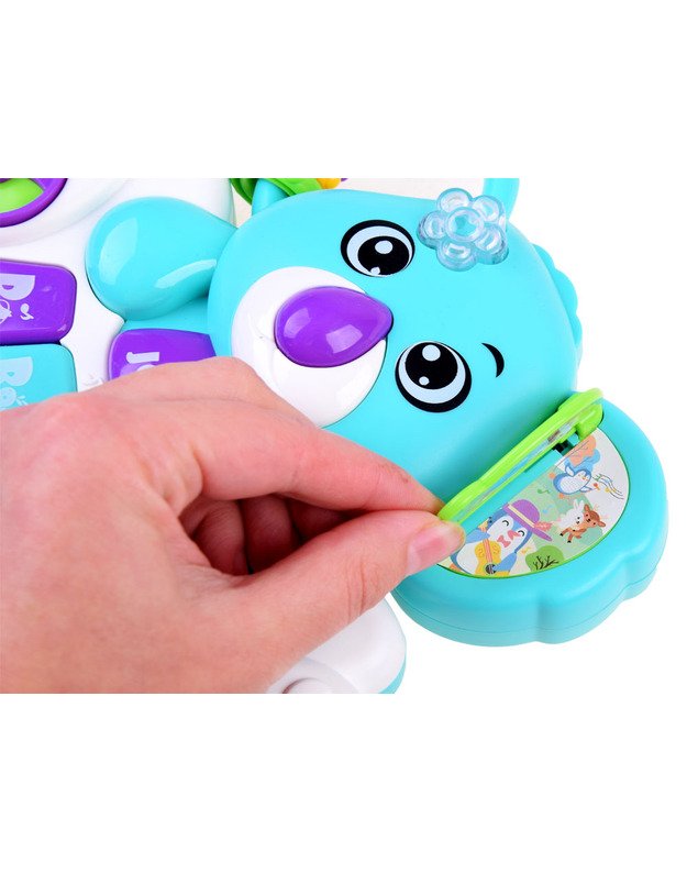  Spalvingas pianinas - koala su garso ir šviesos efektais - mėlynas