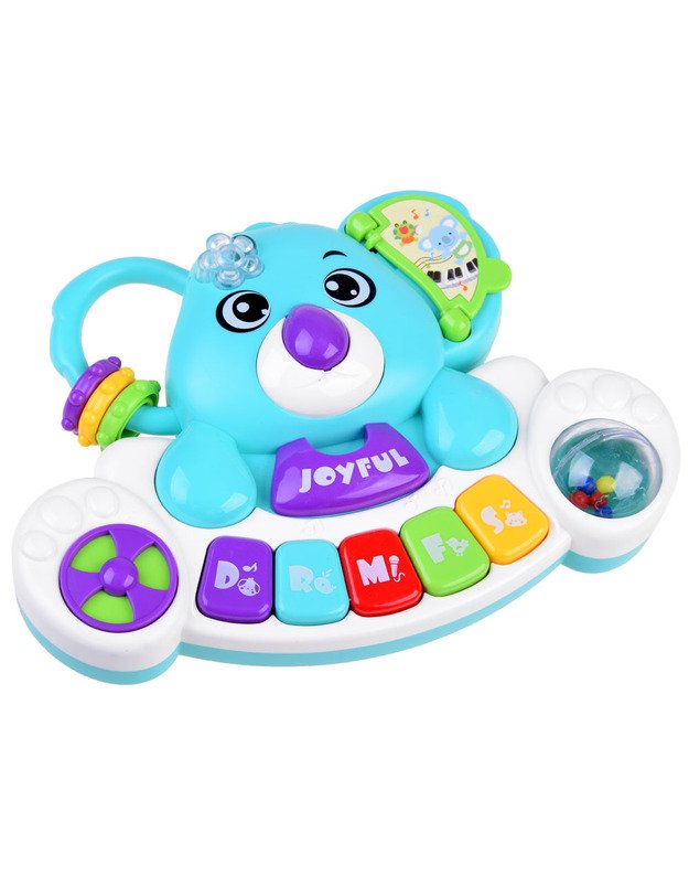  Spalvingas pianinas - koala su garso ir šviesos efektais - mėlynas