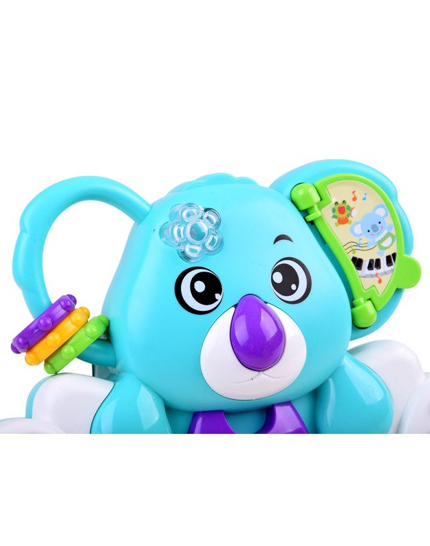  Spalvingas pianinas - koala su garso ir šviesos efektais - mėlynas